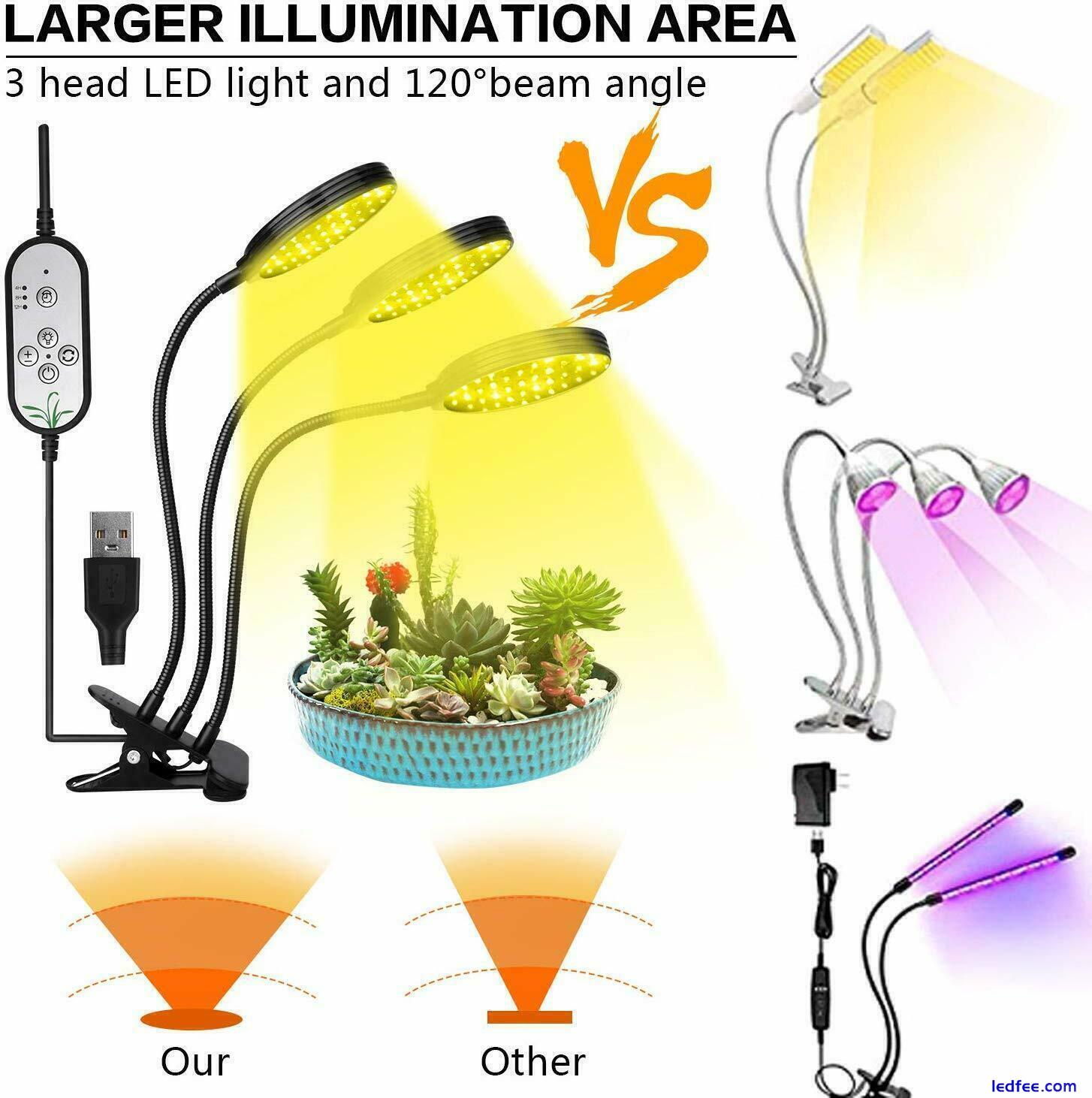 Sunlike LED Grow Light Plant Growing Lamp Lights Indoor Plants Hydroponics Timer 2 