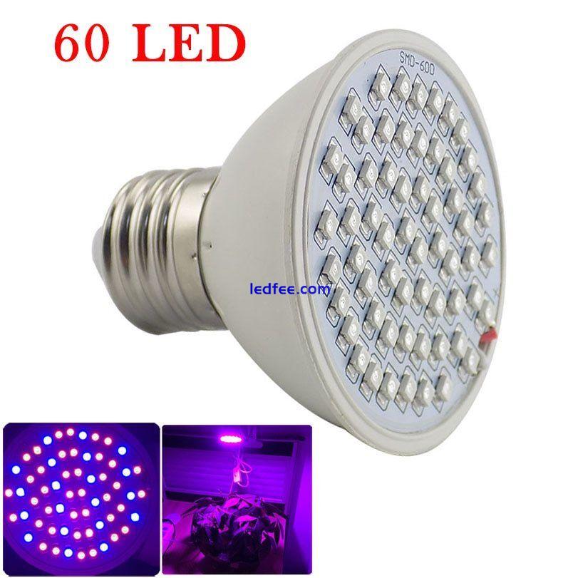 18/36/60/200 LED Grow Light Lamp bulbs E27 Room Plant Indoor Hydroponics 1 