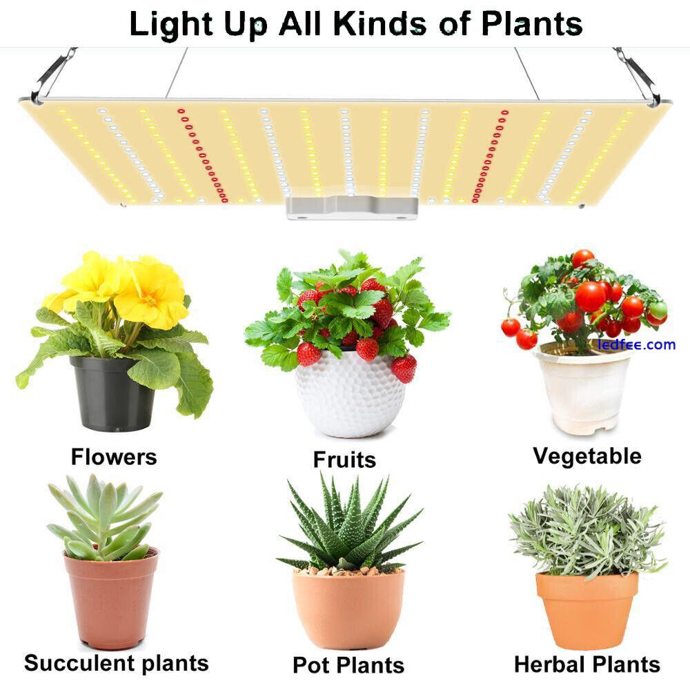 1000W Watt LED Grow Light Kits Lamp for Hydroponics Veg Flower Indoor Plants  4 