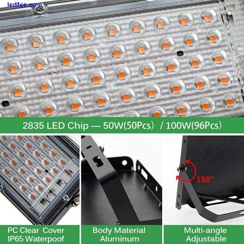 LED Grow Light With Stand AC220V Full Spectrum Phyto Lamp Greenhouse Plant lamp 4 
