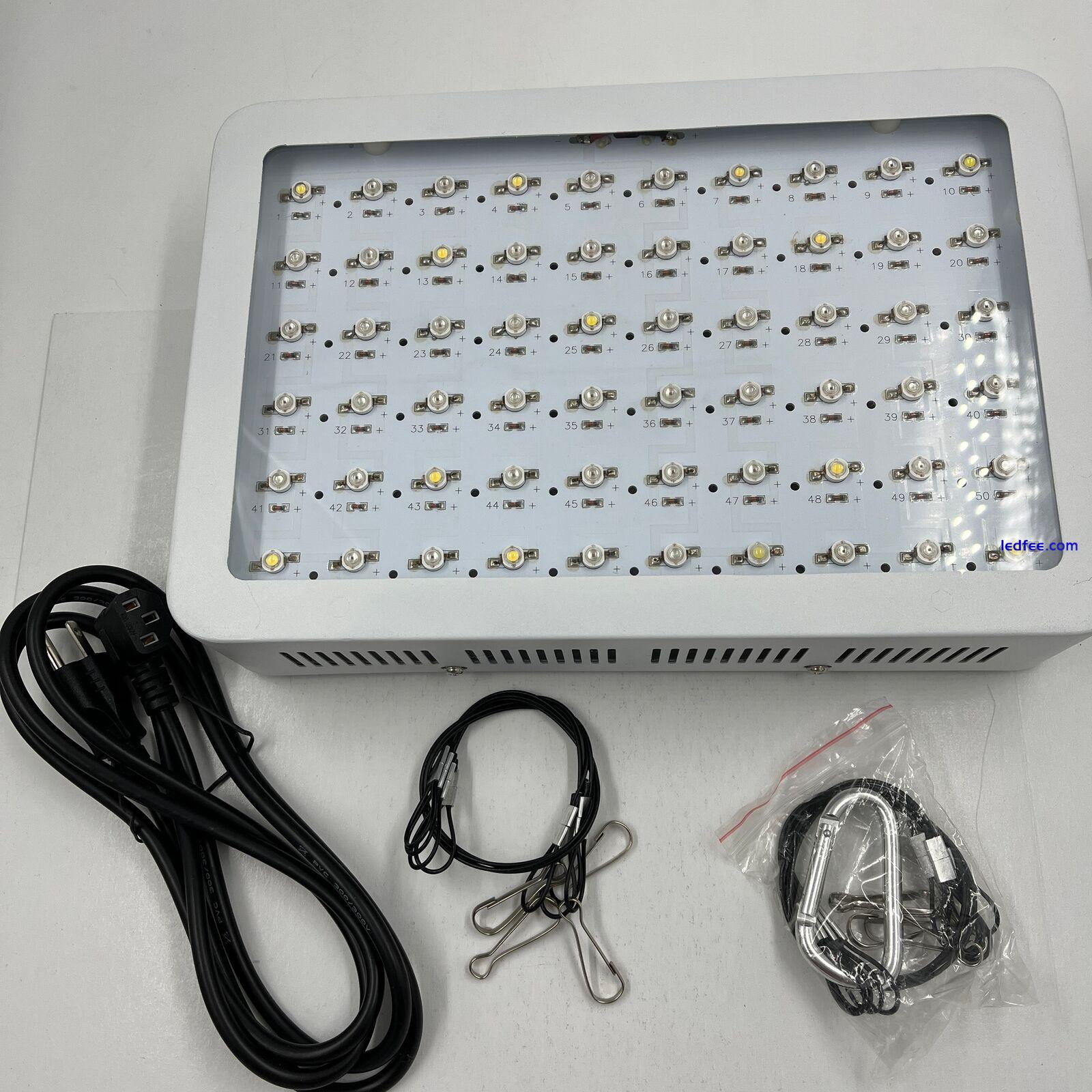 White Reflector Series V300 300W LED Full Spectrum Indoor Grow Light 0 