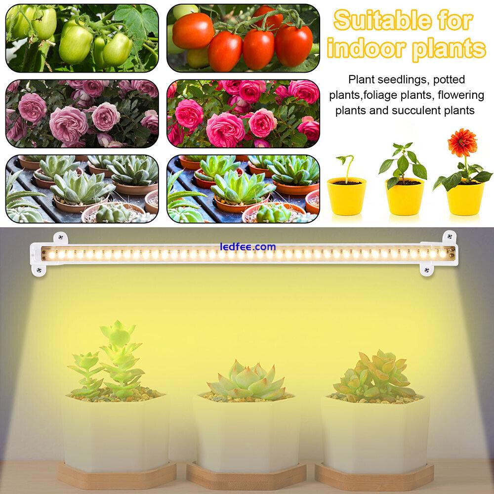 LED Wachstumslicht Vollspektrum Grow Pflanzenlampe Streifen für Zimmerpflanzen 2 