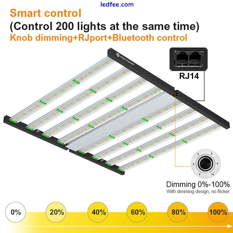 1000W Spider LED Grow Light Bar LM281B Full Spectrum Fold Commercial Indoor Grow 5 