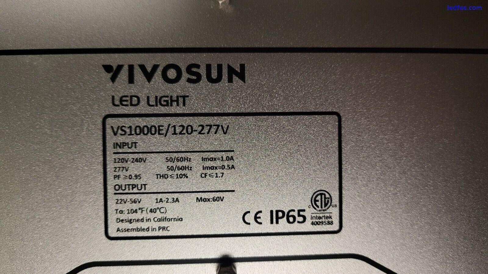 VIVOSUN VS1000E LED Grow Light Full Spectrum w/ Samsung Diodes for 2x2FT 3 