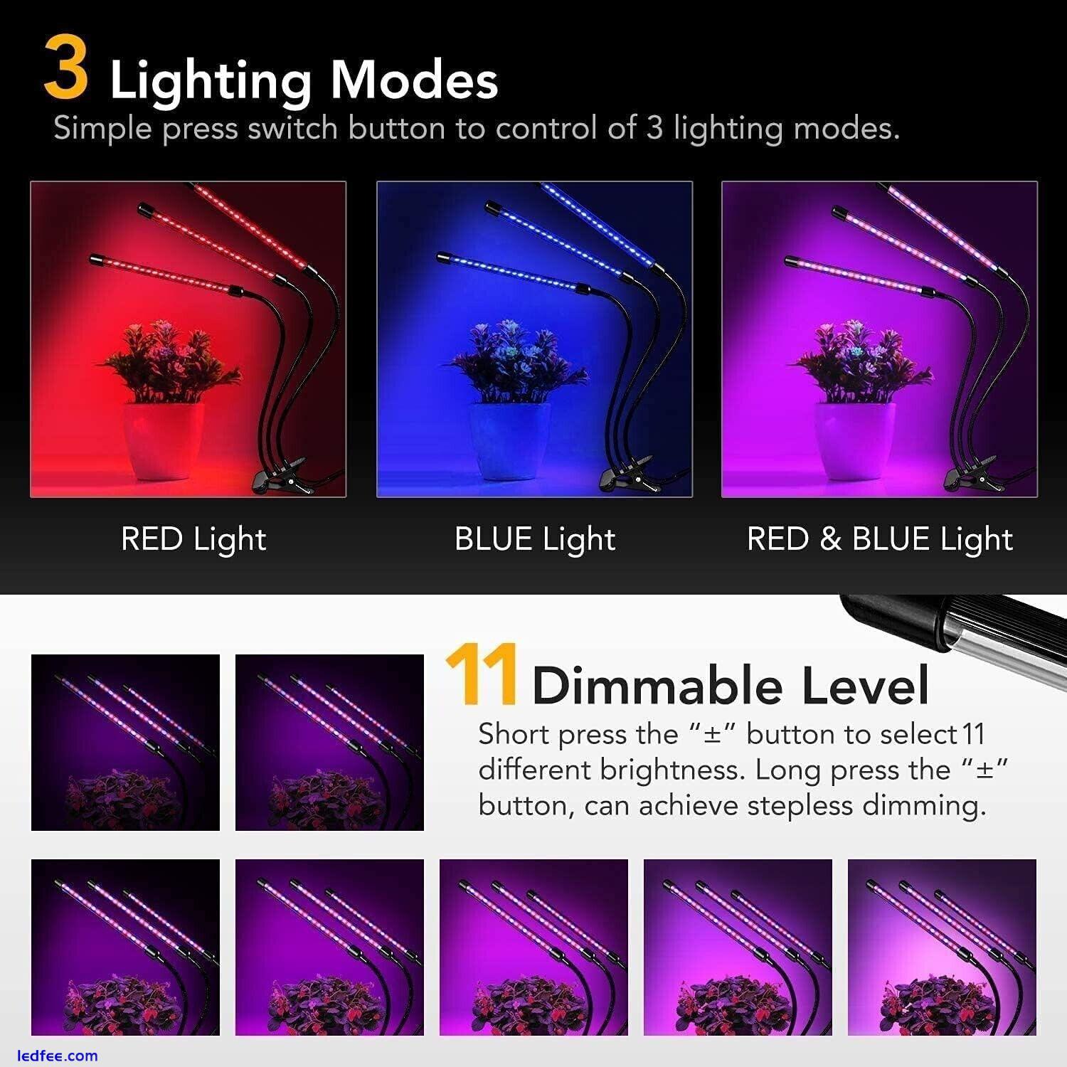 LED Grow Light Plant Growing Lamp Full Spectrum for Indoor Plants Hydroponics 3 