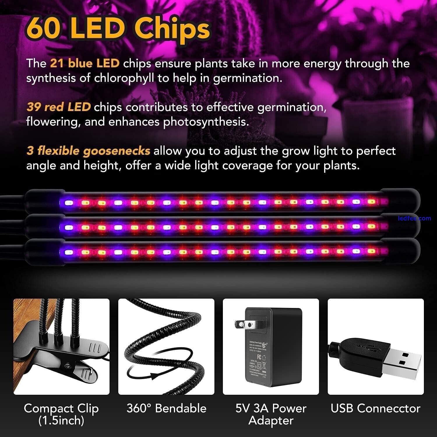 LED Grow Light Plant Growing Lamp Full Spectrum for Indoor Plants Hydroponics 2 