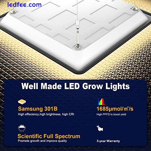  KT 600W LED Grow Light Use with LM301B LEDs Sunlike Full Spectrum Grow Lights  4 