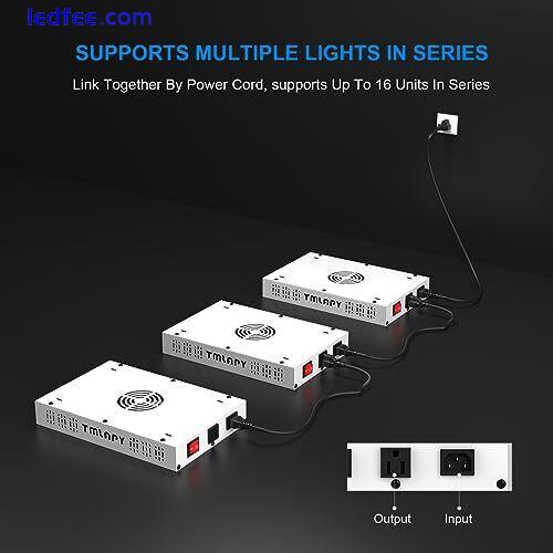  Led Grow Lights for Indoor Plants, Grow Lights Full Spectrum with IR UV, E1200 4 