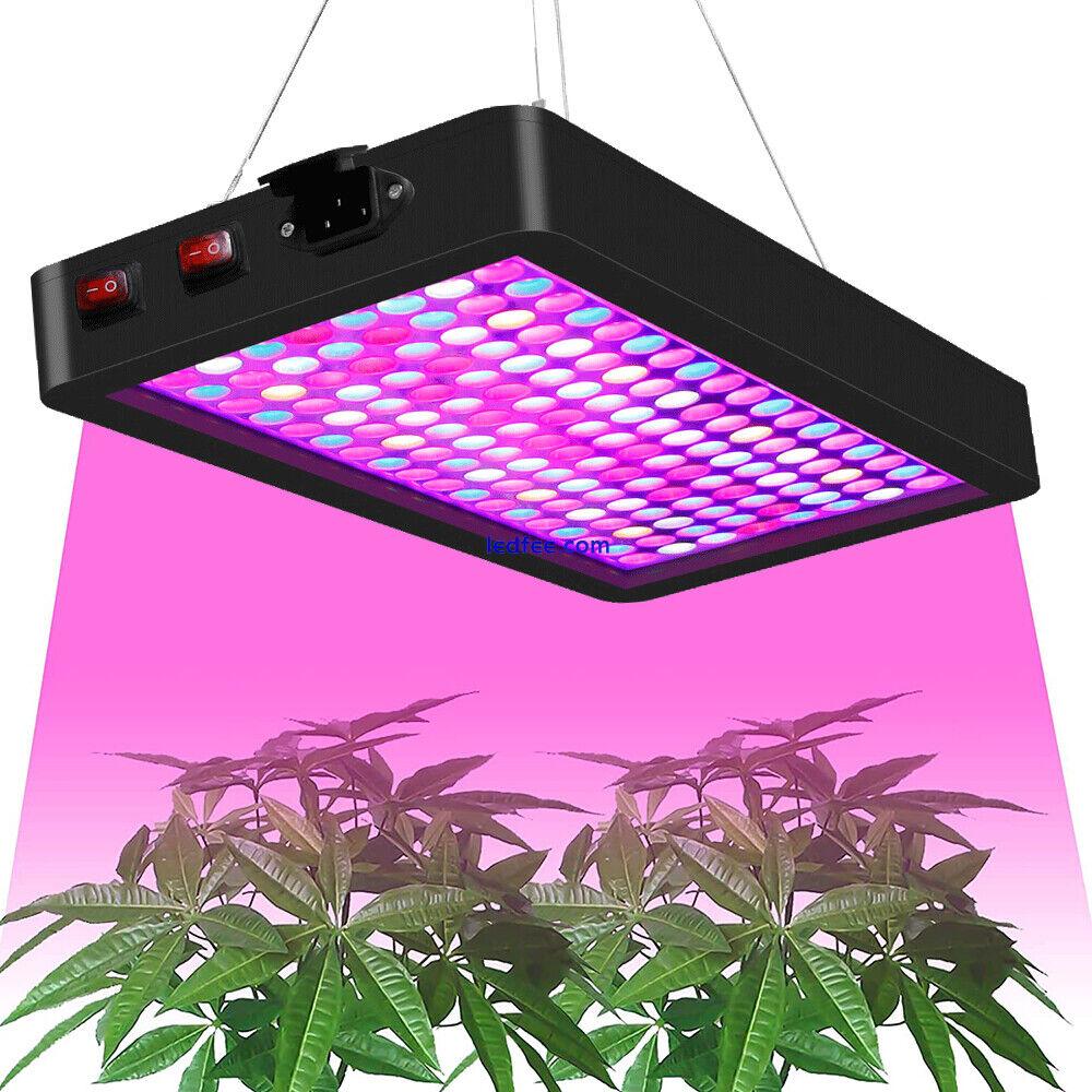 LED Pflanzenlampe Vollspektrum Gemüse Grow Wachstumslampe Pflanzenleuchte 3 Modi 0 