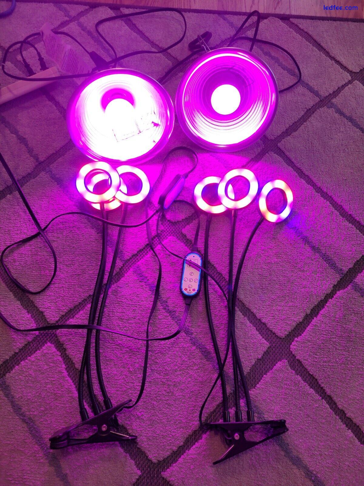 Set Of 4 Grow Lights 0 