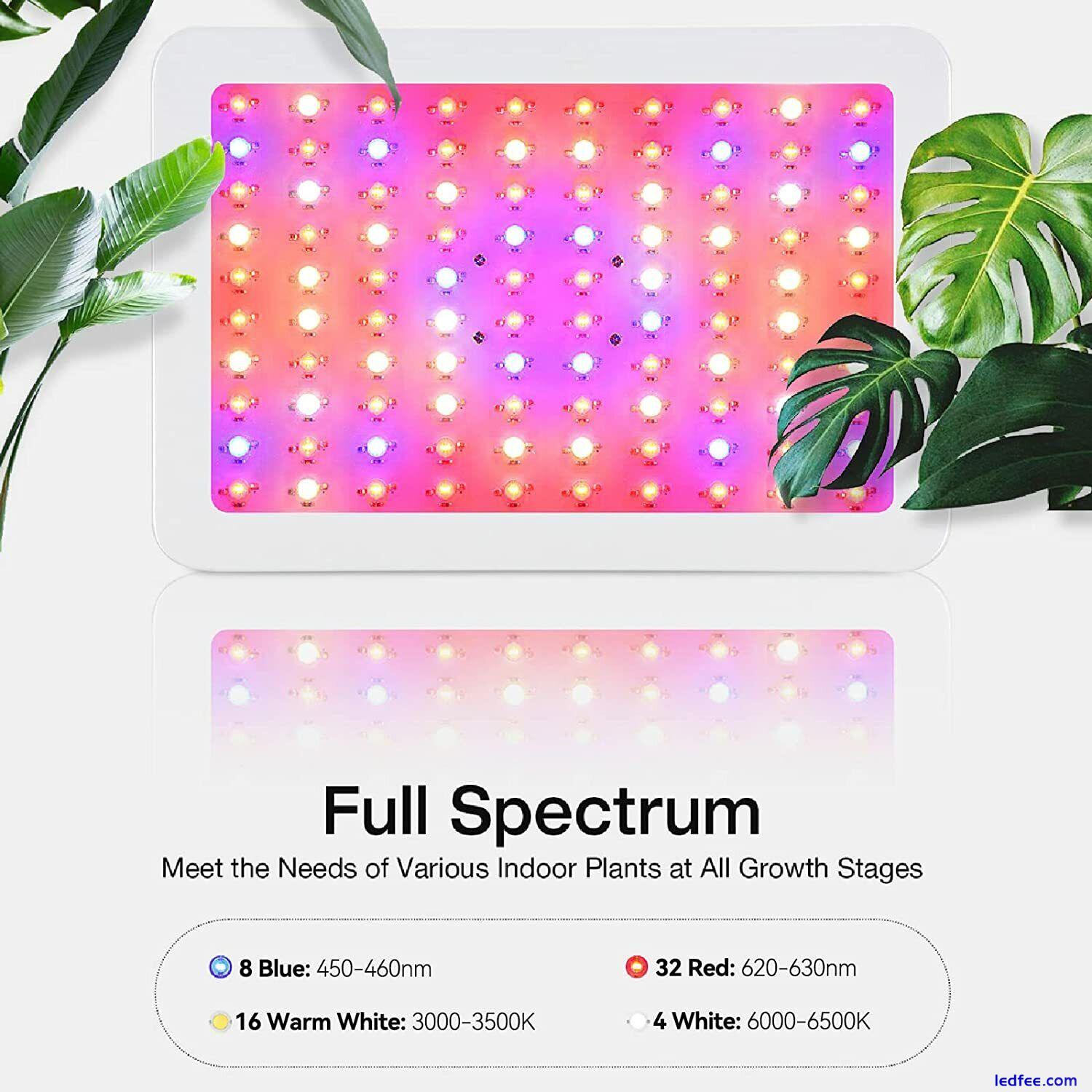 Slaouwo NOAH-S-x-100 White 1000W Full Spectrum 100 Pcs LED Panel Grow Light 0 