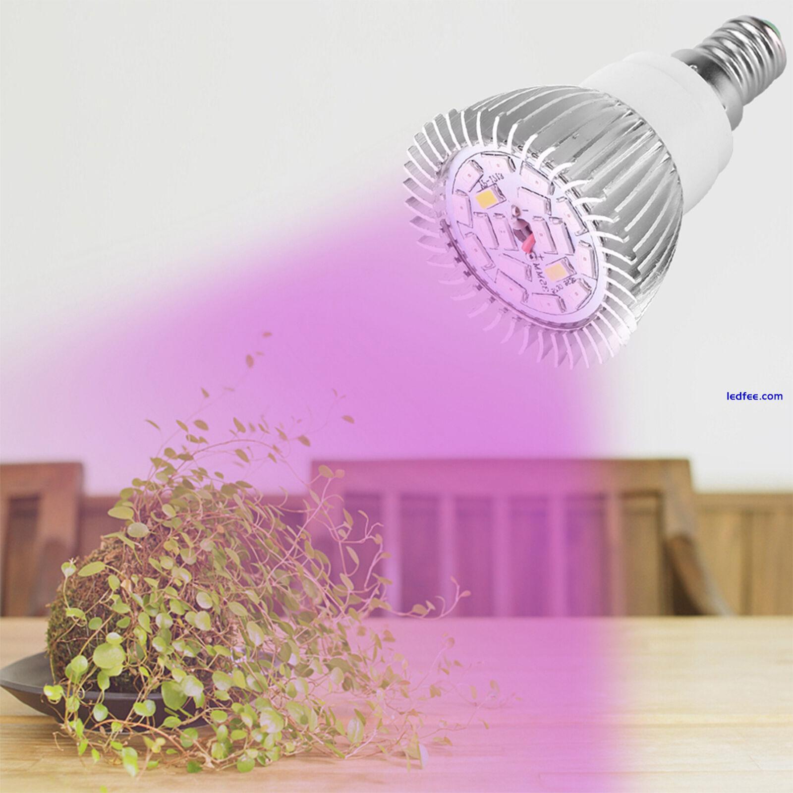 Led Grow Light Bulb Aluminum Material For Indoor Gardening Flower Planting 4 