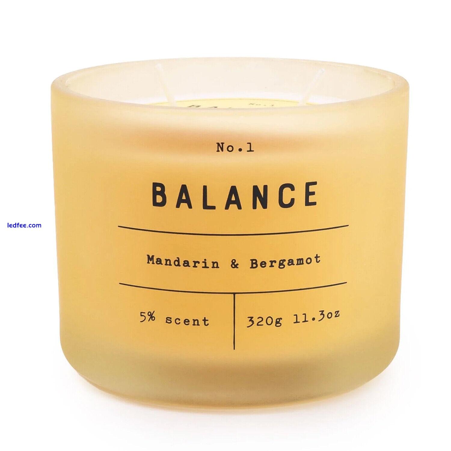 Scented Candles Long Burning 2 Wick - 11.3 OZ Calm Soy Wax Candle 28 Hour Time 3 