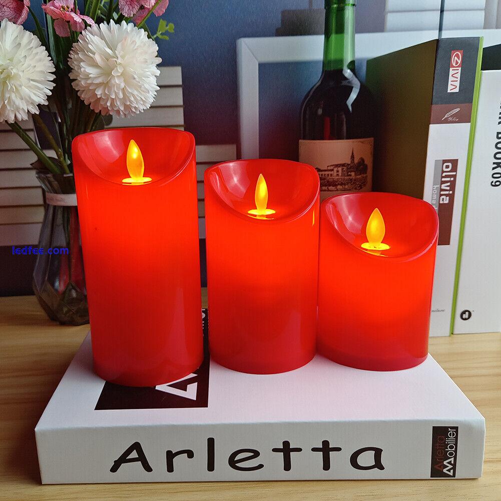 Flameless Decorative Candle Lights Bright Flickering Bulb LED Candles Home Decor 0 