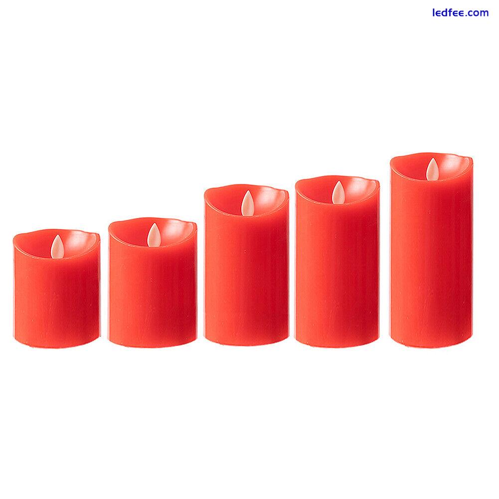Flameless Decorative Candle Lights Bright Flickering Bulb LED Candles Home Decor 5 