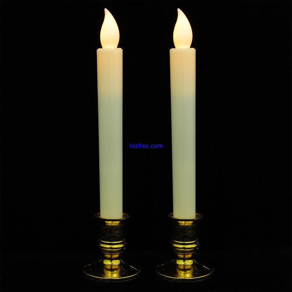 2 Pcs Candle Light - Candles Fine Workmanship Strip 1 