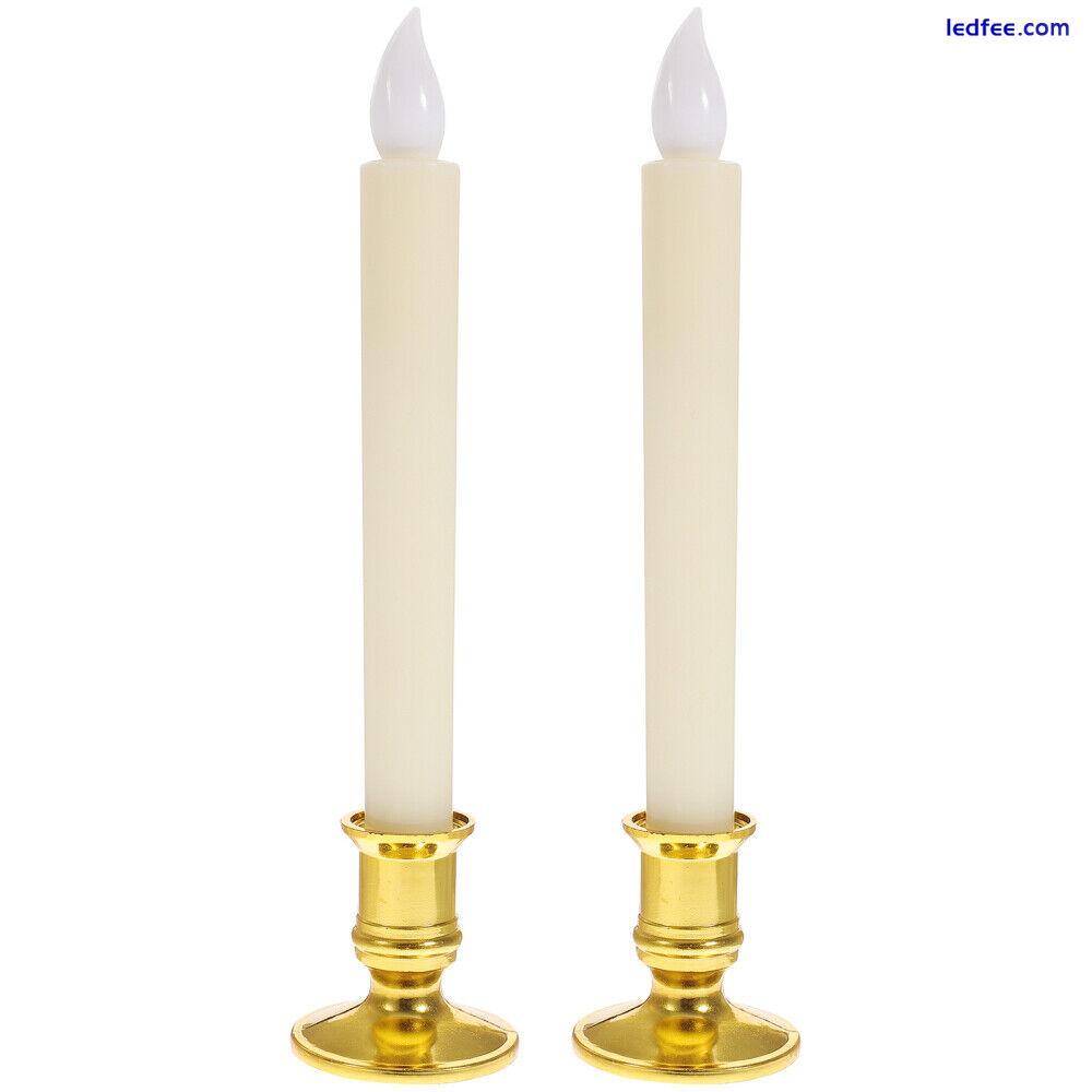 2 Pcs Candle Light - Candles Fine Workmanship Strip 5 