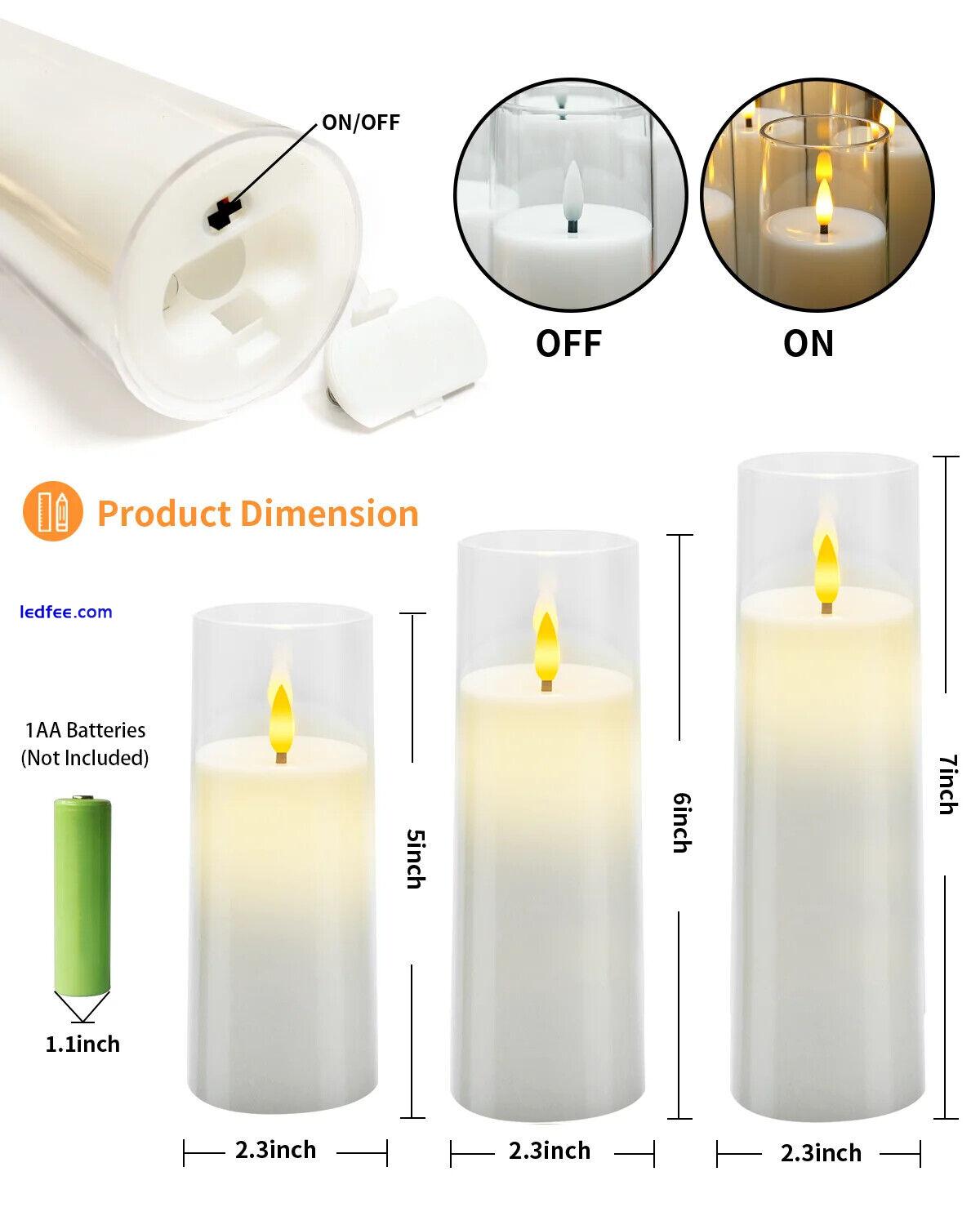   9pcs LED flameless candle lights simulate romantic wedding candles 4 