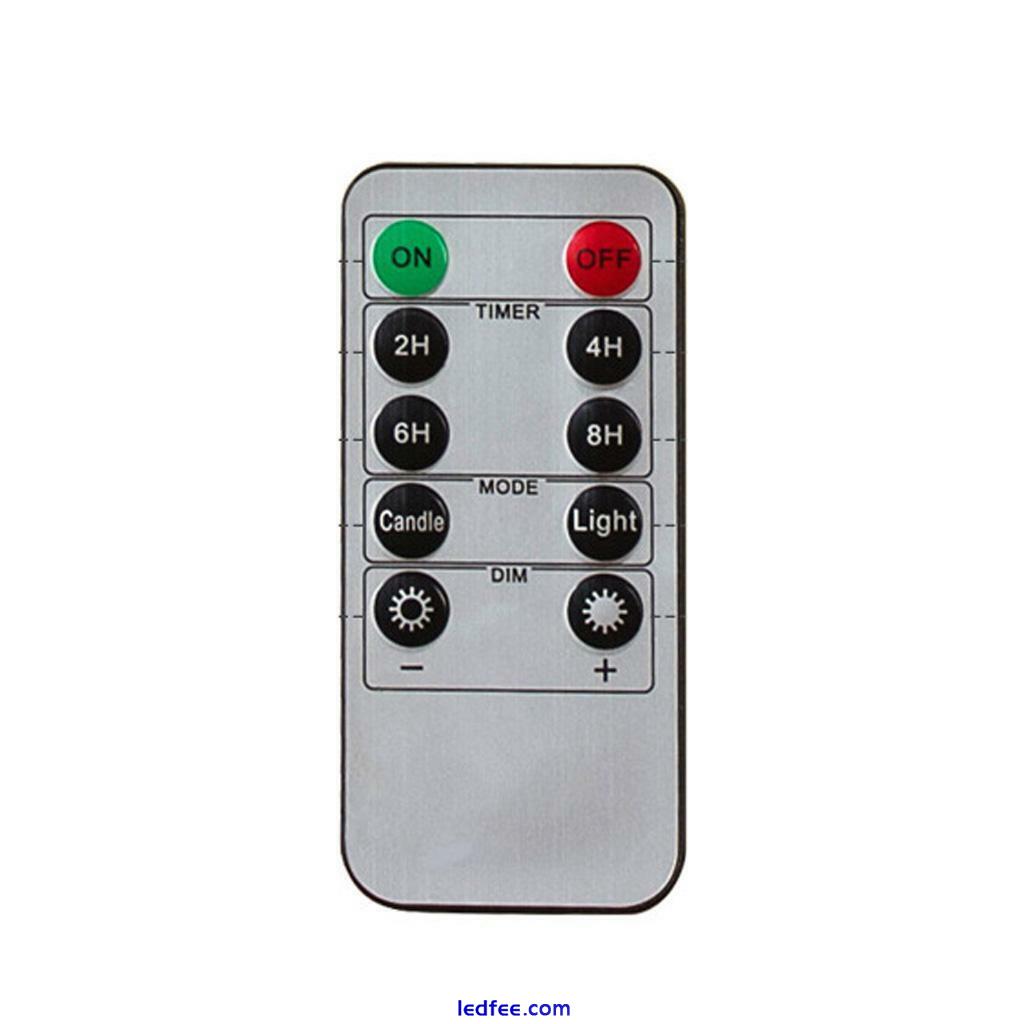 Universal Remote Control With Timer Function for Flickering LED Candles 1 