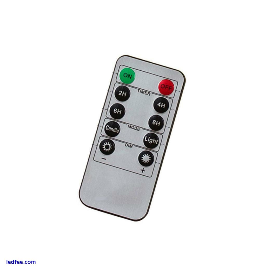 Universal Remote Control With Timer Function for Flickering LED Candles 2 