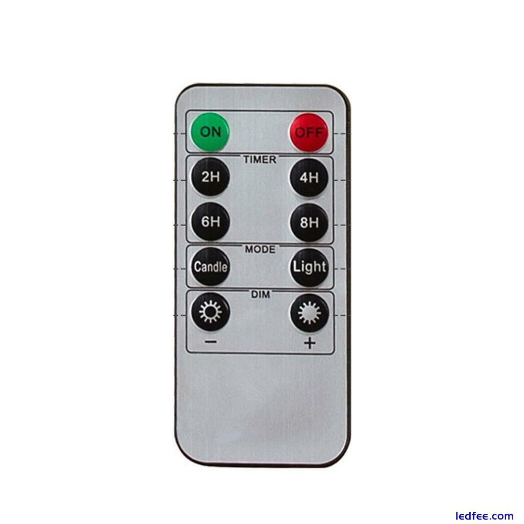 Universal Remote Control With Timer Function for Flickering LED Candles 3 