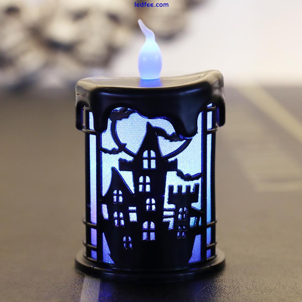 2Pcs LED Flameless Candles Battery Candles For Home Halloween Decorations CM 1 
