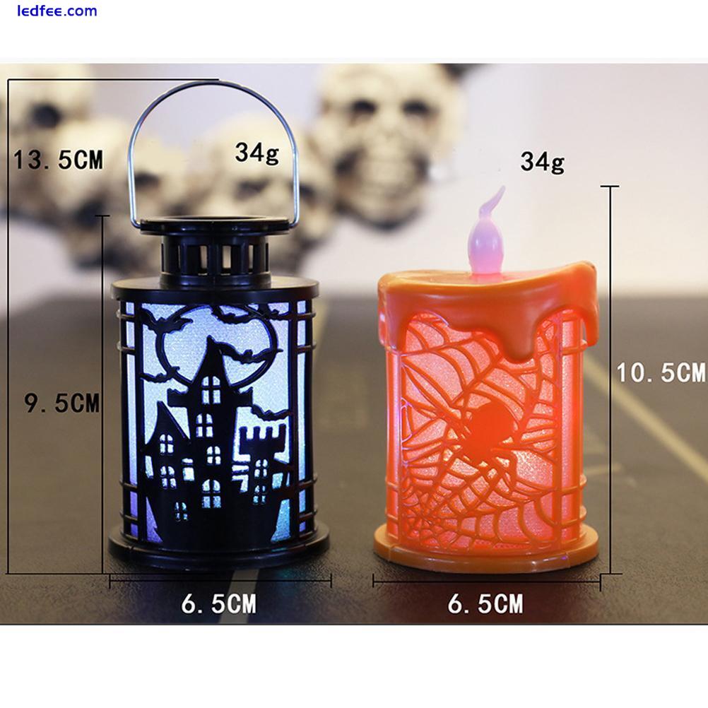 2Pcs LED Flameless Candles Battery Candles For Home Halloween Decorations CM 5 
