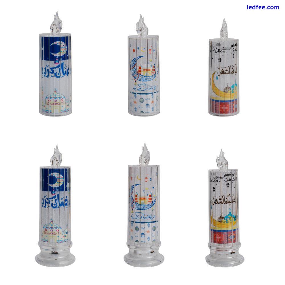 Flameless LED Candles Battery Operated Candles Middle East Festival Decoratio ,△ 1 