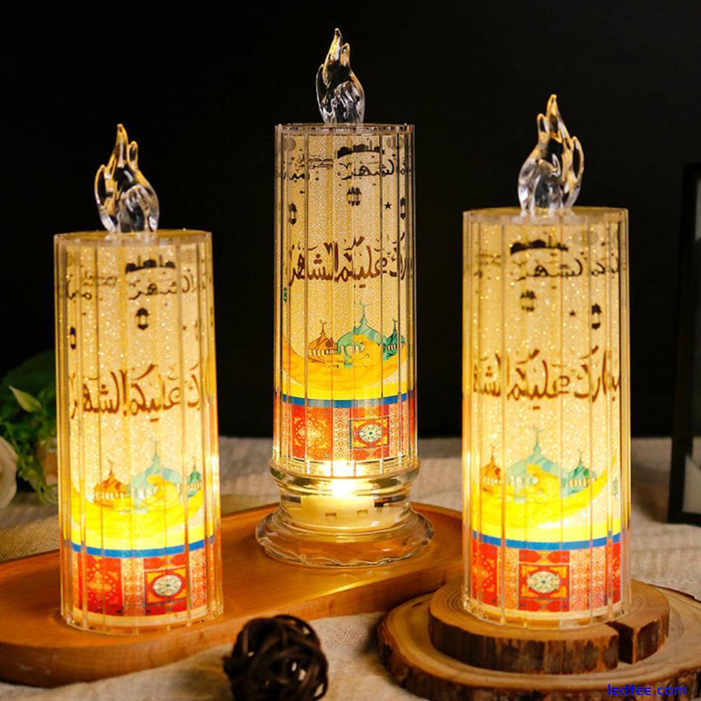 Flameless LED Candles Battery Operated Candles Middle East Festival Decoratio ,△ 4 