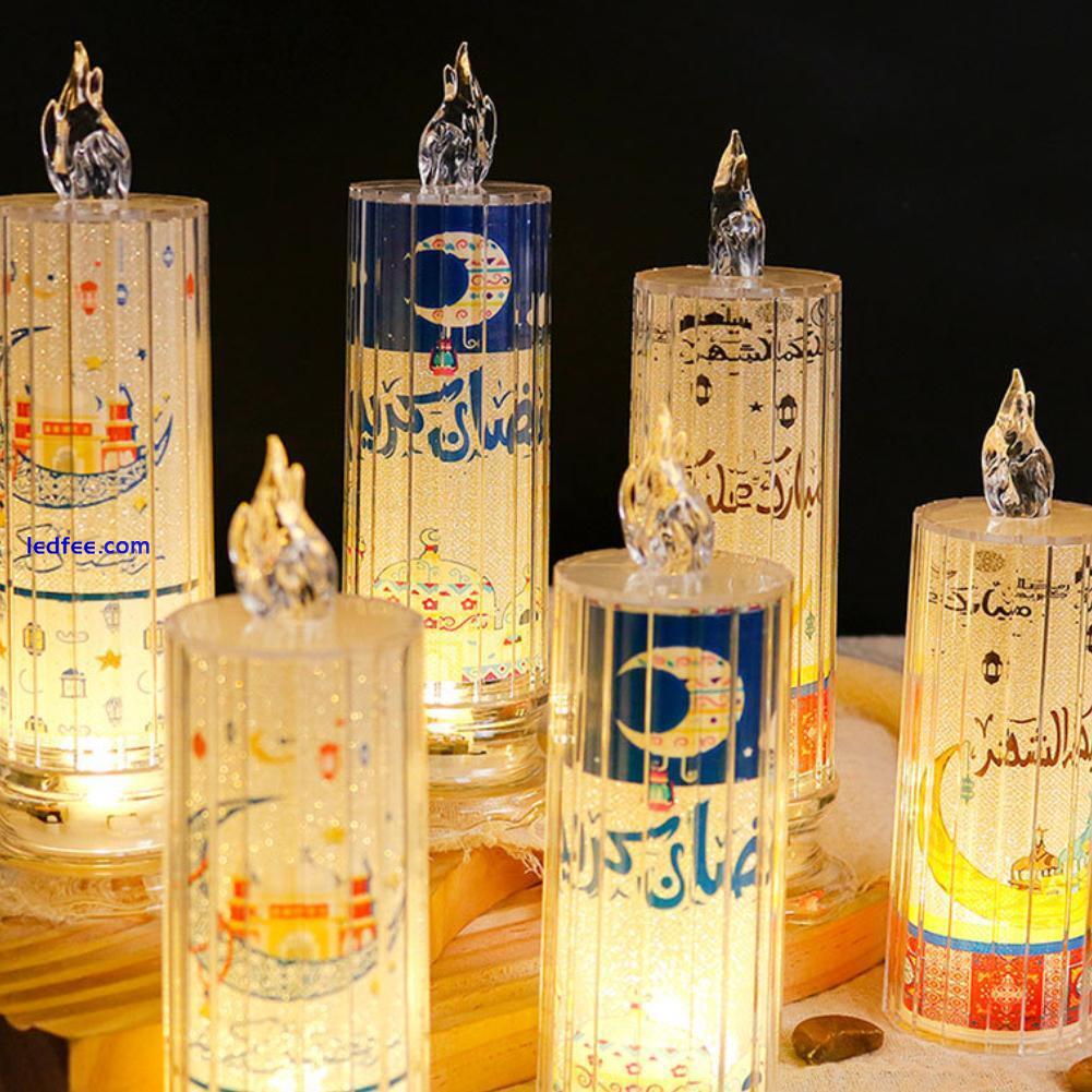 Flameless LED Candles Battery Operated Candles Middle East Festival Decoratio ,△ 3 