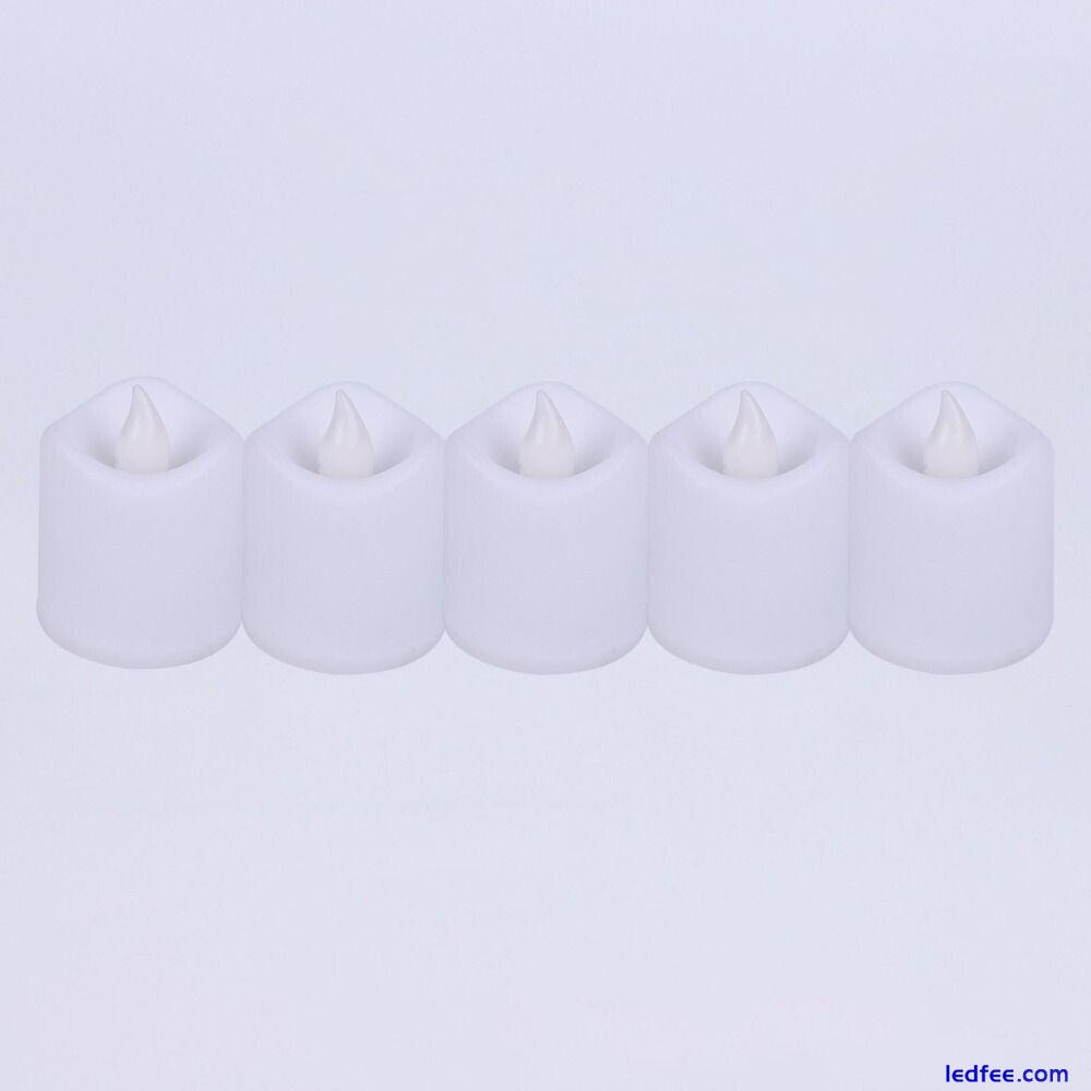 Battery Operated Flameless Led Candles 24pcs Led Tea Lamp Fake Candle Lamp 3 