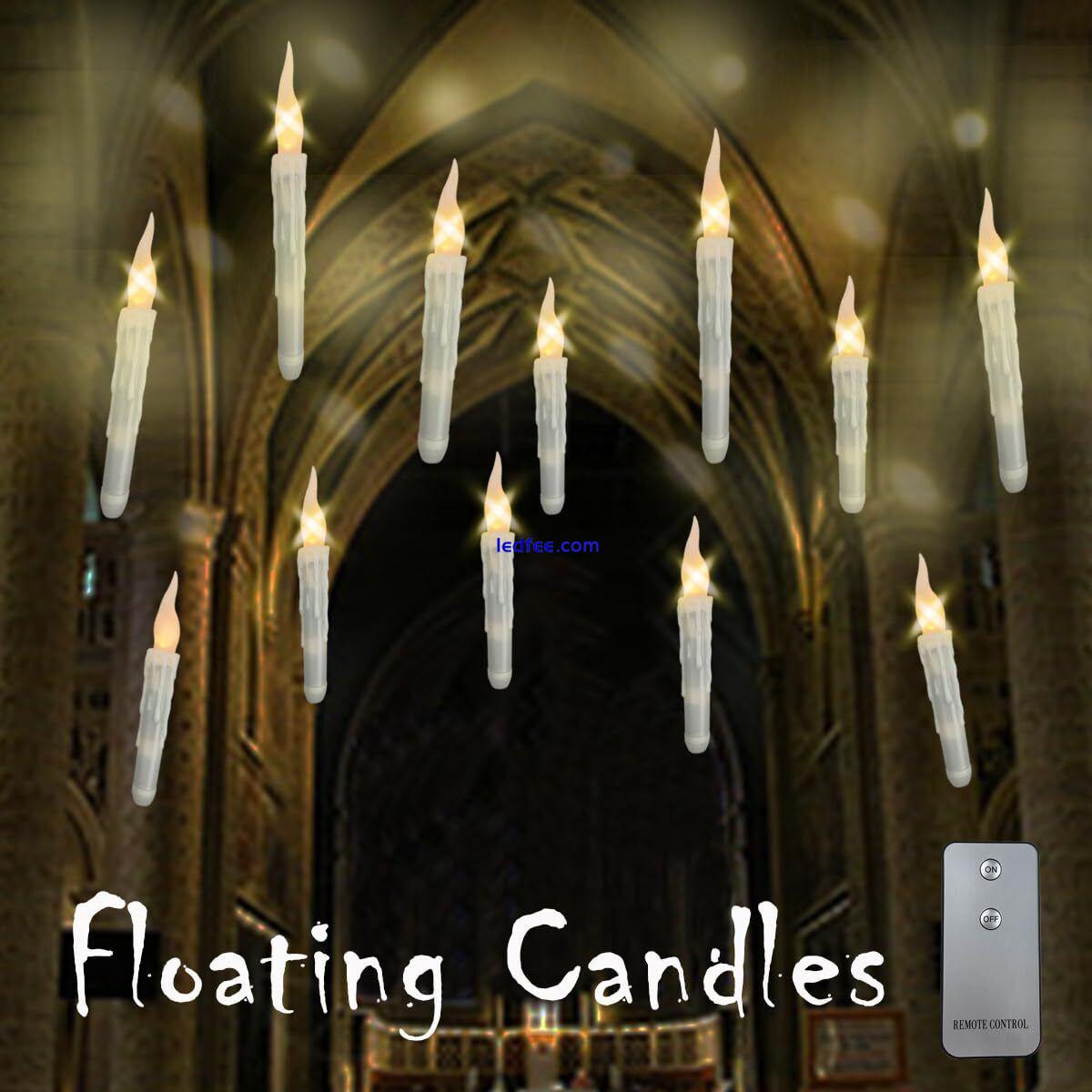 12PCS HALLOWEEN Floating Candles with Remote Remote Flameless Candles 2 