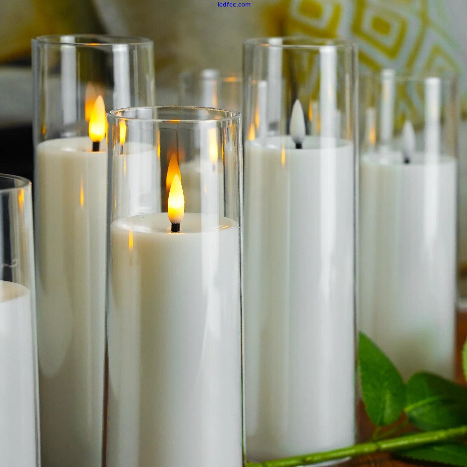   9pcs LED flameless candle lights simulate romantic wedding candles 0 