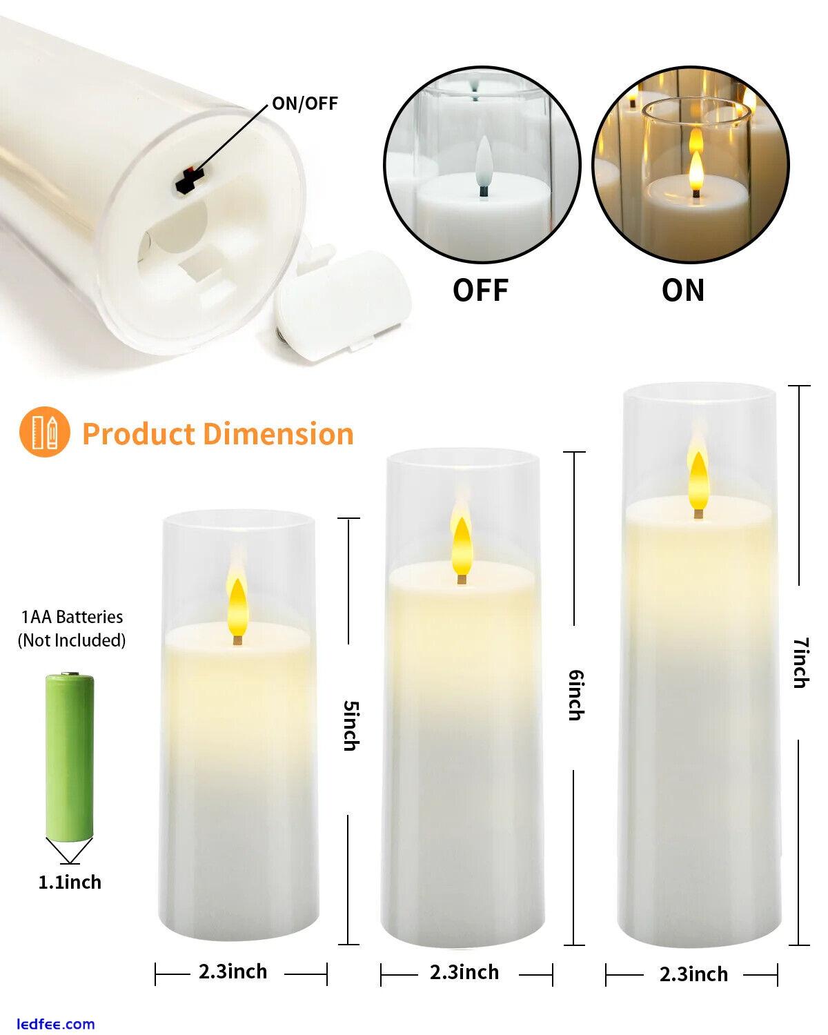   9pcs LED flameless candle lights simulate romantic wedding candles 4 