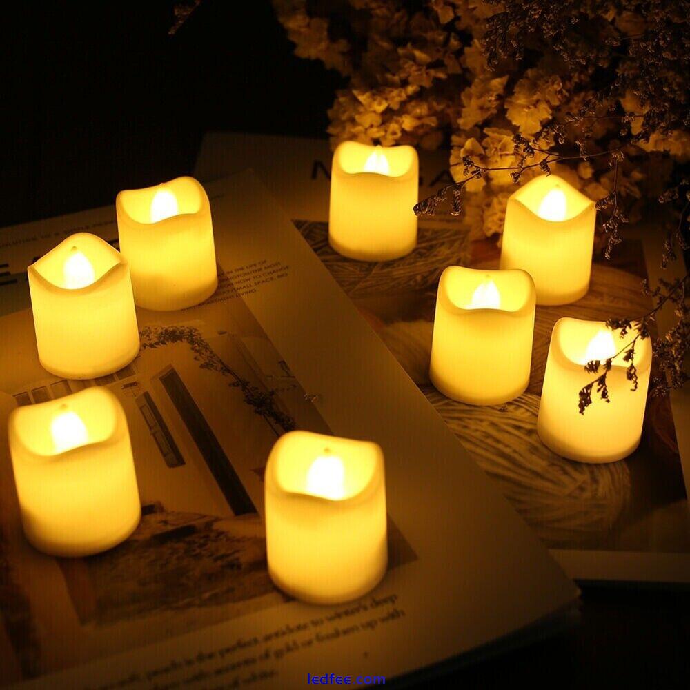 Christmas Gifts Fake Candle Lamp Flameless Led Candles 24pcs Led Tea Lamp 1 