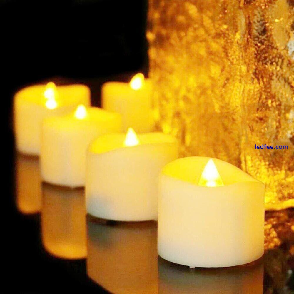 Christmas Gifts Fake Candle Lamp Flameless Led Candles 24pcs Led Tea Lamp 2 