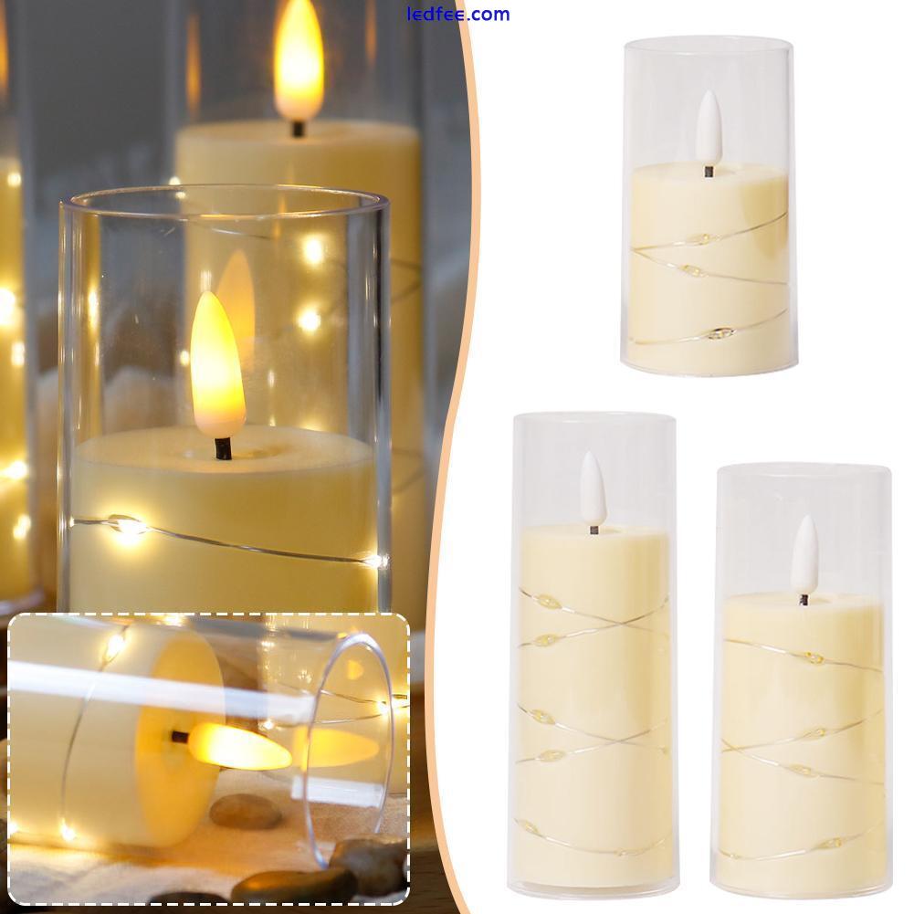 LED Candles Battery Operated, Flickering Flameless Candles with Remote Cont K2P5 1 