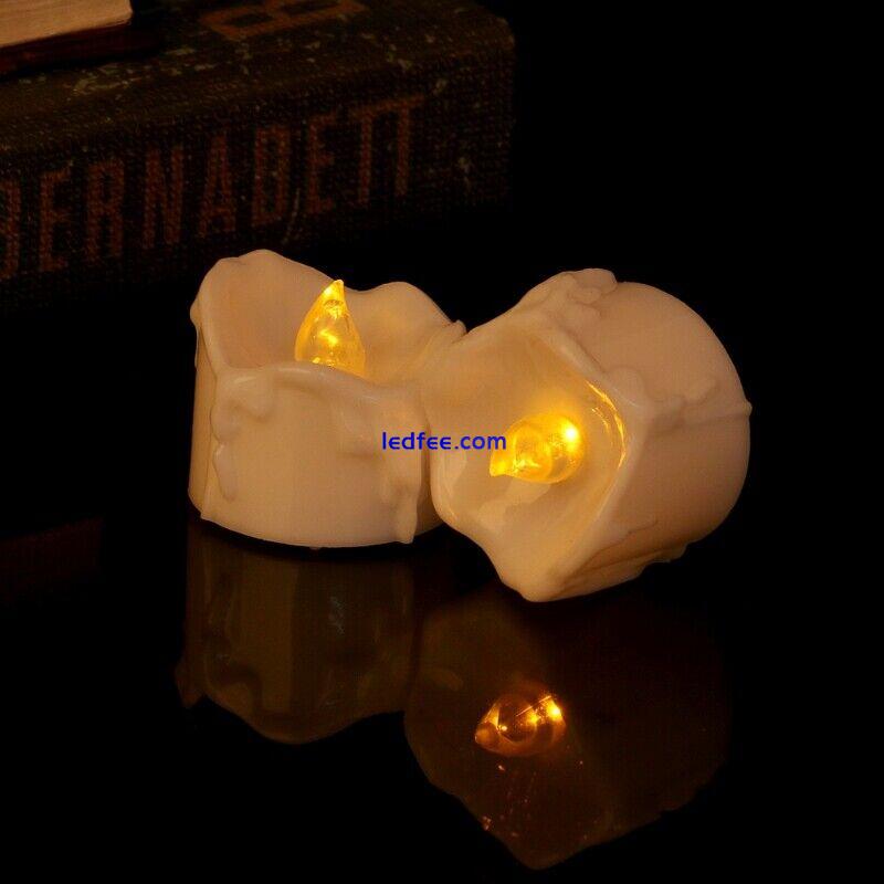 Flameless LED Electric Flickering Tea Light Candles Wedding Christmas Decor New 3 