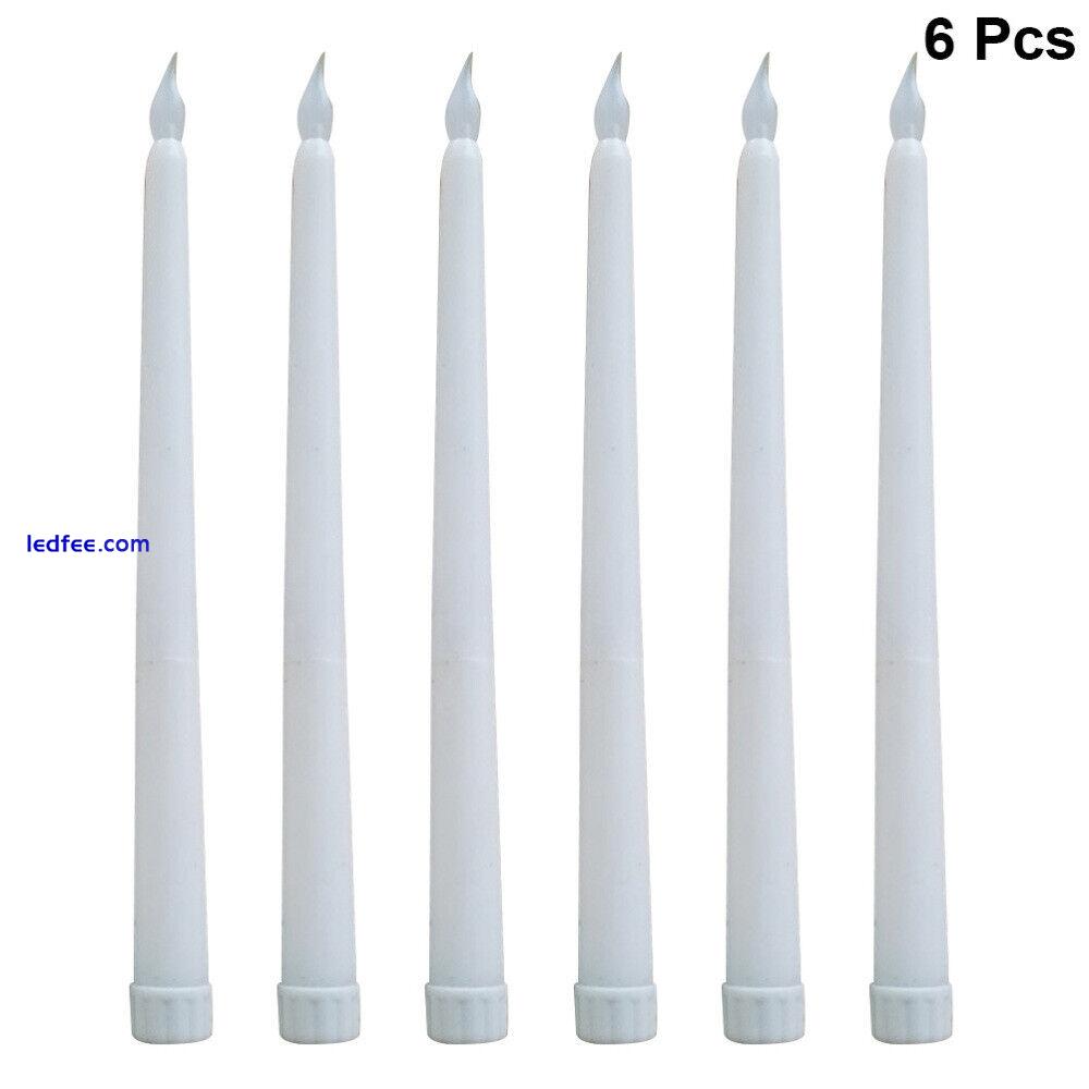 Uonlytech 6Pcs Flameless LED Tea Candles - White (No Battery) 5 