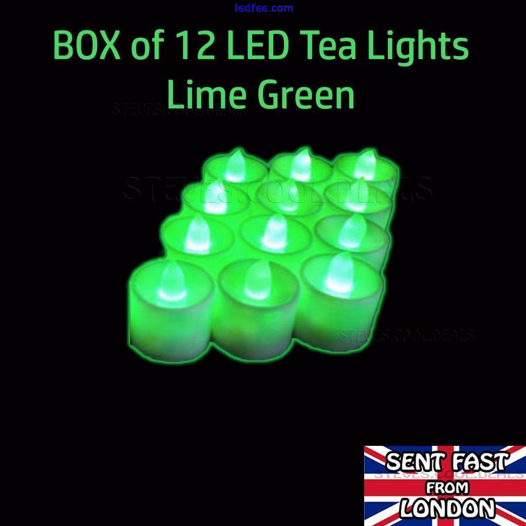 12 LED Tea Lights Candles Flameless soft Glow Light Battery Party Christmas 2 