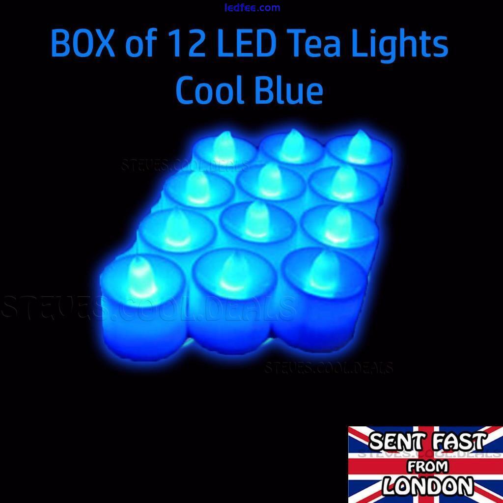 12 LED Tea Lights Candles Flameless soft Glow Light Battery Party Christmas 4 
