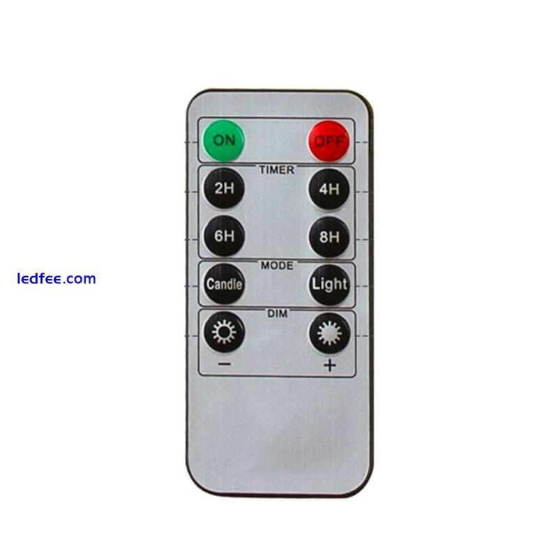 Wireless Remote LED Flameless Candle Control for Home Decor 1 