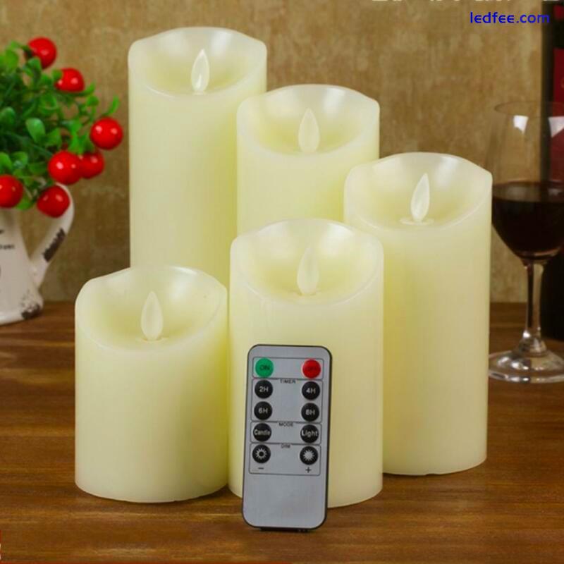Wireless Remote LED Flameless Candle Control for Home Decor 3 