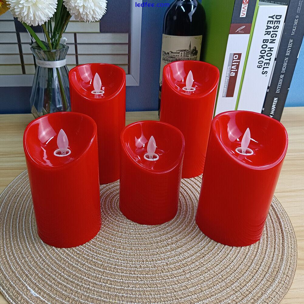 Flameless Decorative Candle Lights Auto Swing LED Candles Lightweight Home Decor 3 