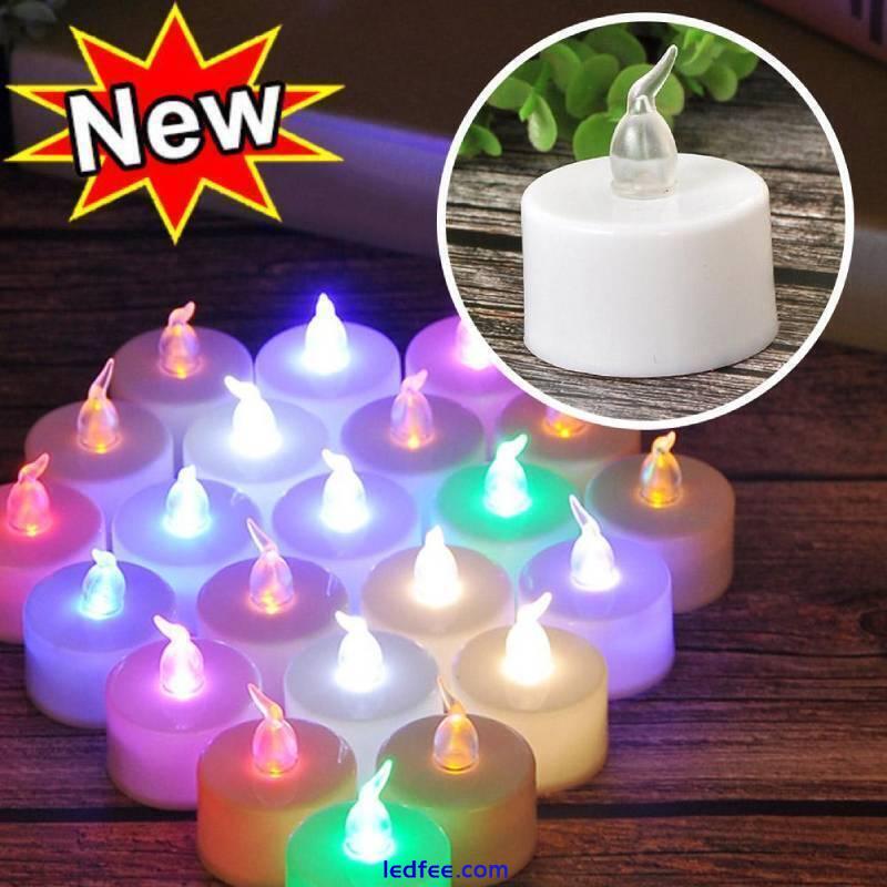 LED Flameless Tea Light Tealight Candle Wedding Decoration Battery Included Y6B9 0 