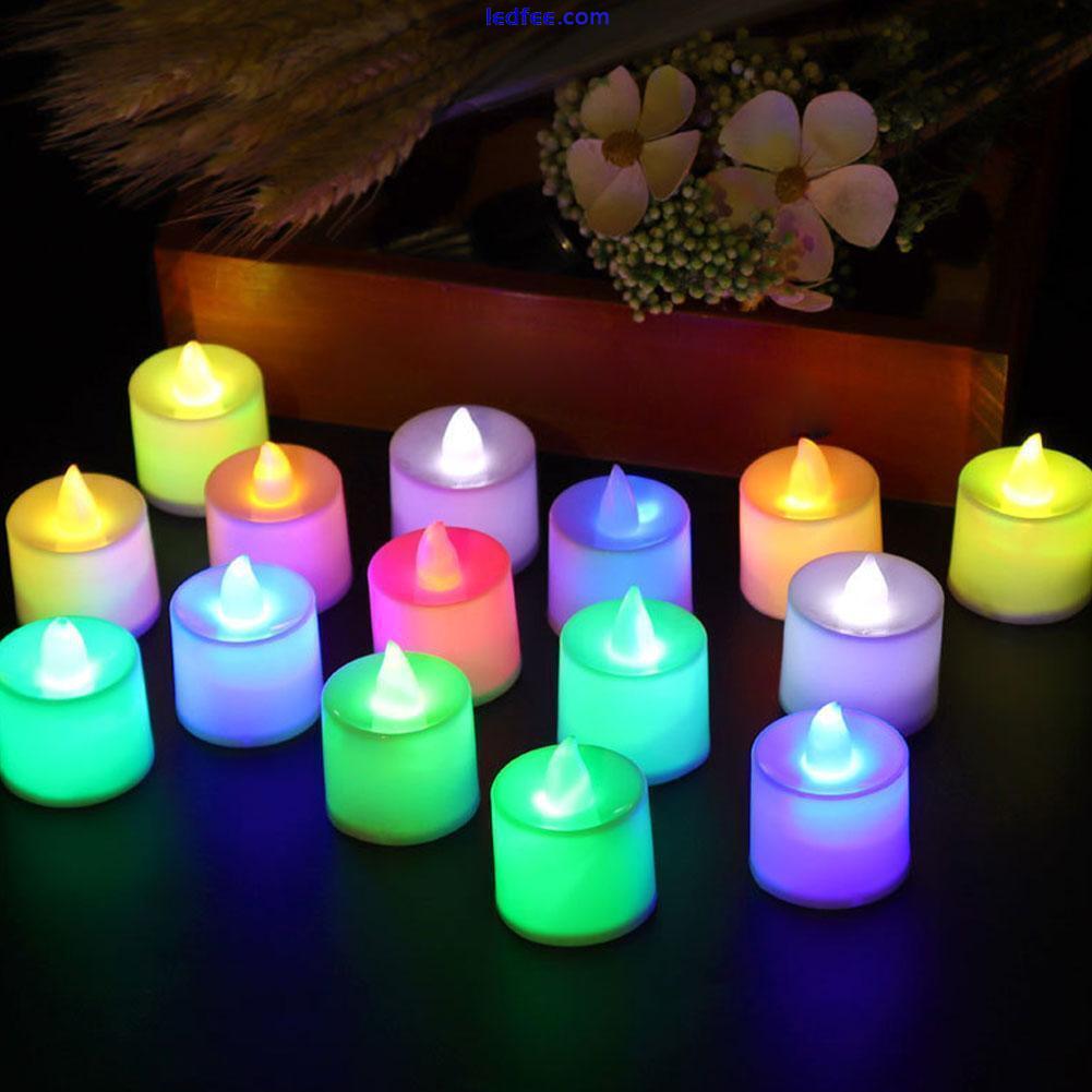 1x Battery Operated Flameless LED Candle Tea Lights Lamps Party Christmas P3H0 4 