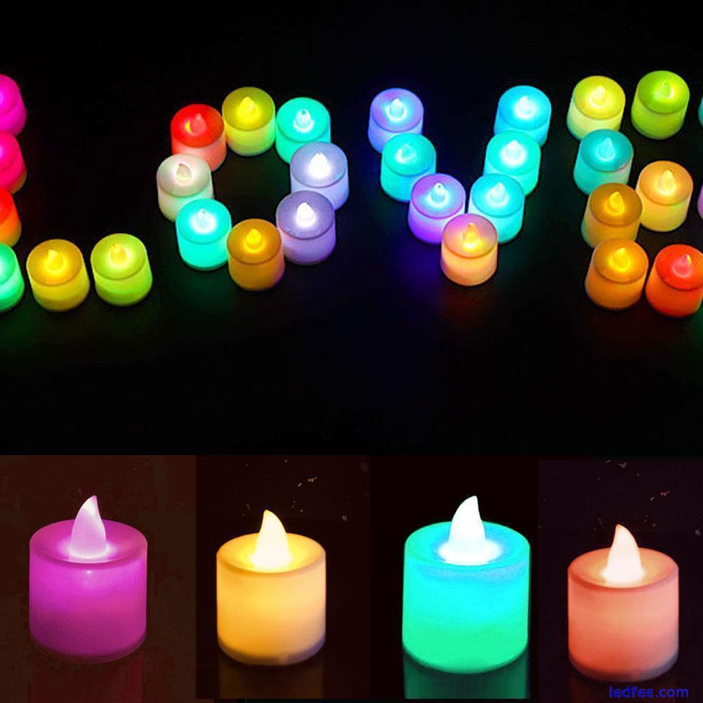 1x Battery Operated Flameless LED Candle Tea Lights Lamps Party Christmas P3H0 1 