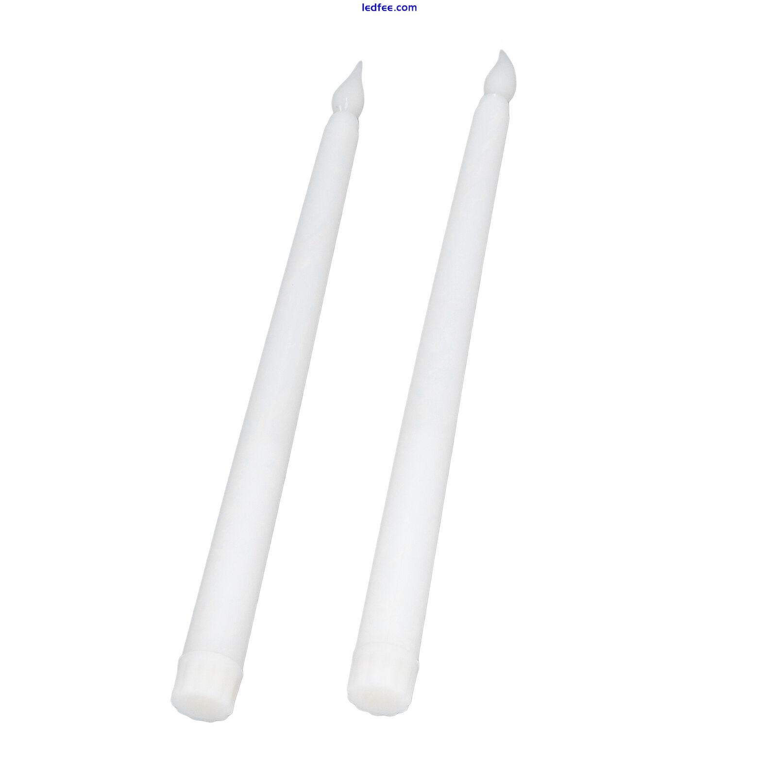 2pcs LED Taper Candles Battery Powered Flameless LED Candle 1 
