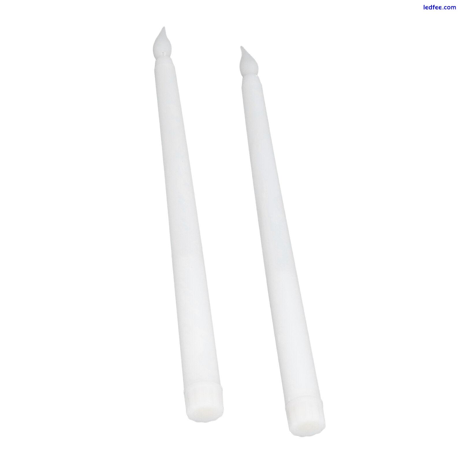 2pcs LED Taper Candles Battery Powered Flameless LED Candle 2 