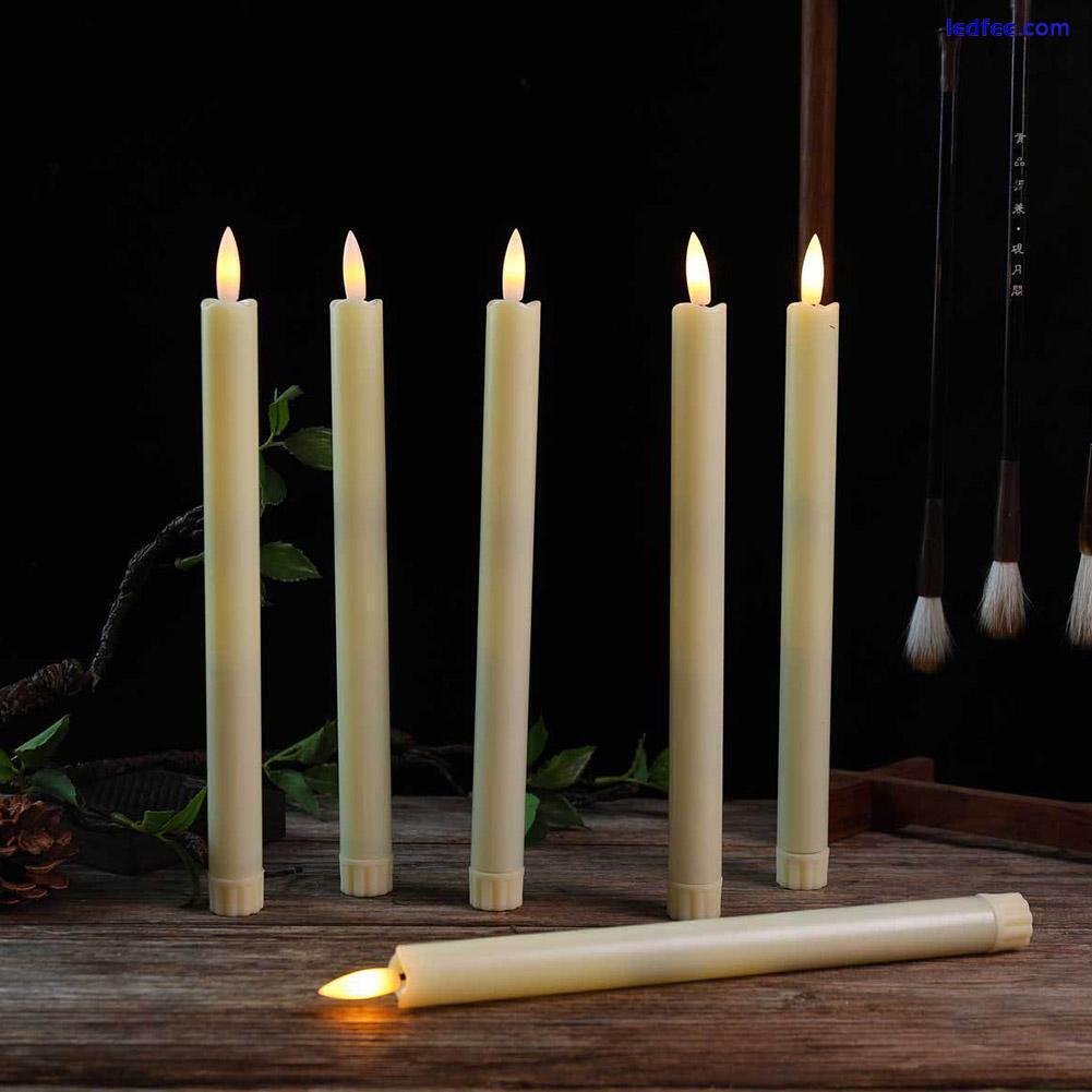 6x LED Candles Light Remote Control Flickering Flameless-Taper L9U5 2 